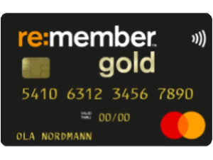 re:member gold kredittkort fra re:member (EnterCard Norge, filial av EnterCard Group AB)